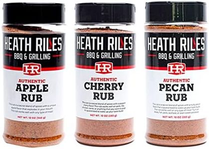 Heath Riles Apple, Cherry and Pecan Rub Seasonings Bundle