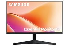 Samsung 24" Flat Monitor | FHD (1920 x 1080)| 100 Hz | 5 ms | D-Sub & HDMI Ports | Game Mode | Wide Viewing Angle | 3000:1 Contrast Ratio | Eye Saver Mode | Wall Mountable | LS24F330EAWXXL | Black