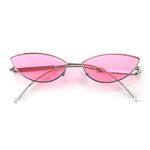 FEISEDY Fashion Designer Sunglasses Retro Small Petals Shape Arc Temple Design B2298