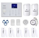 TECPEAK WiFi/gsm Security System, Home Security Kit and Alarm with 120dB Siren to Protect Your Home and Office (A2)