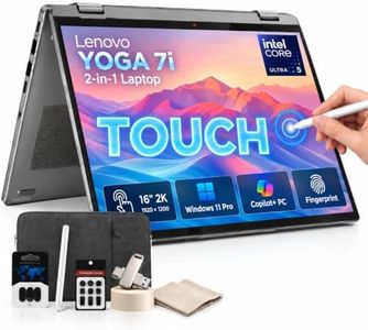 Lenovo Yoga 7i 2-in-1 Laptop, Copilot+ Ai Laptop 2026, 16'' 2K IPS Touch
