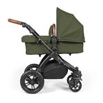 Ickle Bubba Stomp Luxe All-in-One Travel System with Isofix Base (Galaxy) - Black/Woodland/Tan