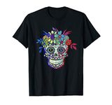 Sugar Skull Dia De Los Muertos Day Of The Dead Woman Gift T-Shirt