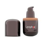 LENPHOR Professional Waterproof Semi-Matte Hd Foundation For All Skin Type Ivory 30Ml|High Coverage Liquid Foundation