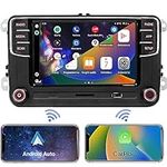 SCUMAXCON Car Stereo Radio RCD360 PRO3S RCD330 Wireless Carplay Android Auto Bluetooth SD USB RVC Revese Image For Golf MK5 6 Passat Caddy Polo Tiguan Jetta (support Backup Camera)