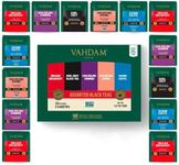 VAHDAM, Assorted Black Tea Sampler Gift Set (5 Flavors, 20 Tea Bags) Gluten Free, Non GMO | Tea Variety Pack - Long Leaf Pyramid Black Tea Bags Variety Pack | Gifts for Women & Men, Tea Set