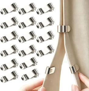 Magnetic Curtain Clips to Hold Curtains Closed，16 Pairs