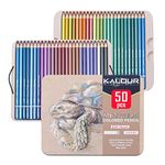 50 Metallic Colored Pencils .Suitable for Adults, Kids and Coloring Books.Artist Sketching Drawing Pencils Art Craft Supplies.