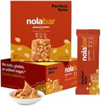 Perfect Keto Nola Bars | Gluten-Free Keto Granola Bars with Zero Added Sugar | Enjoy a Chewier, Nuttier, and Tastier Way to Curb Cravings and Start the Day | Peanut Butter | 8 Bars 32g