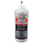 Magic Crack Filler 2LB Concrete Grey, for Filling in Concrete Cracks on Driveways, Walkways and Patios. Installs Easily Dry Powder and DIY