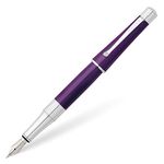 CROSS Beverly Deep Purple Lacquer Medium Nib Fountain Pen incl. Premium Gift Box – Refillable Catridge Pen