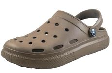 Flite Clogs for Men | Lightweight & Comfortable Slip-On Sandals | Soft Cushioned Sole | Water-Resistant & Durable Daily use Footwear (Nutshell, UK Footwear Size System, Adult, Men, Numeric, Medium, 7)