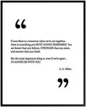 A.A. Milne Quote Wall Art Print - 8