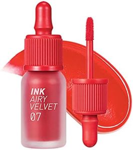 Peripera Ink Airy Velvet Lip Tint | High-Pigmentation, Lightweight, Soft, Moisturizing, Not Animal Tested | Heart Grapefruit (#07), 0.14 fl oz