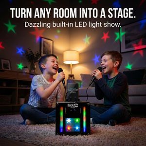 RockJam Bluetooth Karaoke Machine – Portable Speaker with Mic