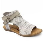 Blowfish Malibu Women's Balla Wedge Sandal, Smoke Tie Dye, 7.5