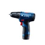 BOSCH GSB 120-Li Professional 12V Cordless Impact Drill Driver | Speed (1st/2nd)- 0-400/0-1500 RPM | Torque (Hard/Soft)- 30/14 Nm | Keyless Chuck | 2 Batteries & 1 charger Included| 1 Yr Warranty