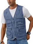 Gihuo Men's Fishing Vest Casual Uti