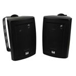 Dual Electronics LU43PB 4 inch 3-Way High Performance Indoor, Outdoor & Bookshelf Studio Monitor Speakers with Swivel Brackets & 100 Watts Peak Power (Sold in Pairs)