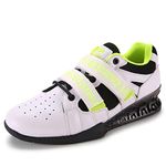 Weightlifting Shoes Mens, Squat Shoes, Powerlifting & Bodybuilding Shoes Fitness Shoes Green