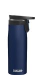 CamelBak Forge Flow Coffee & Travel Mug, Insulated Stainless Steel - Non-Slip Silicon Base - Easy One-Handed Operation - 20oz, Navy