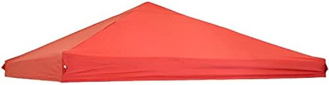 Sunnydaze 12 x 12 Foot Standard Pop-Up Canopy Shade - PU-Coated 150D Oxford Fabric Replacement Top for Canopy - Red