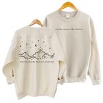 to The Stars Who Listen and The Dreams That are Answered Sweatshirt - SJM Acotar Sweater, Sand, X-Large