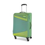 American Tourister Mystic | Luggage Trolley Bag (83 cm) | 360° 4 Wheel Travel Luggage | 1 Compartment | Soft Luggage Polyester Expandable Suitcase | Combination Lock | 3 Years Warranty | Piquant Green