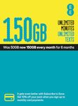 EE 150GB Data Sim includes £20 pre-paid credit, 150GB Data, Unlimited Minutes & Unlimited Texts