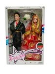 RISHI QUALITY Beautiful Bride Groom Doll Set Toy for Girl. Doll with Accessoires for Playing. Birthday Return, Wedding, Diwali Gift. (Bride Groom Doll)