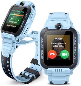 imoo Z7 Watch Phone Kids Smartwatch, Smartwatch with Two-way Long-lasting HD Video Call Function, 4 Sport Modes and IPX8 Waterproof, Kids GPS Watch with Real-time Positioning and 14-day History (Blue)