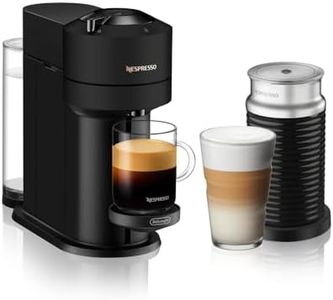 Nespresso® Vertuo Next Coffee and Espresso Machine with Aeroccino by De'Longhi, Matte Black