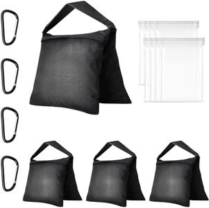 EMART Heavy Duty Sandbag Photo Studio Weight Bag Saddlebag Design for Photography Stand Light Stand Tripod -4 Packs Set