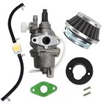 Aisen Carburetor Air Filter Fuel Line Assembly for 47cc 49cc Pocket Bike Mini Cross Pocket Quad Fuel Tap Pocket Dirt Bike 2-Stroke