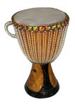 African Professional Djembe Drum 12" Drum Head Tom Tom Bongo Fair Trade Senegal #18