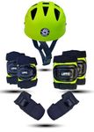 Liffo® Skating Guard Kit Protective Skating Guard Kit for Kids Skating, Cycling, Running for Kids,Boys,Girls,Men & Women (SG-01) Green (Large)