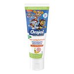 Orajel Kids Paw Patrol Anti-Cavity Fluoride Toothpaste, Natural Fruity Bubble Flavour,119-g