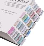 Mr. Pen- Spanish Bible Tabs, 75 Tabs, Laminated Bible Tabs for Women and Men, Bible Tabs in Spanish, Bible Tabs Spanish, Bible Tabs for Study Bible, Bible Index Tabs, Mr Pen Bible Tabs