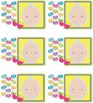 Beistle S66675AZ6 6 Pack Pin The Pacifier Baby Shower Game, Multicolored