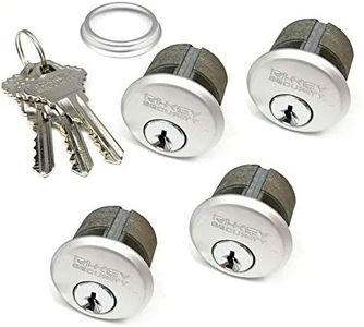 RI-KEY SECURITY - 4 New Mortise Lock Cylinders 1" for Commercial Store Front Entry Door Adams Rite