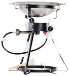 King Kooker 24WCA 24" Bolt Together Portable Outdoor Sauté Cooker w/Steel Wok, large