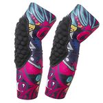 Topeter Impact Compression Knee Pads Youth Girls Protective Knee Pads for Basketball Soccer Baseball Wrestling Volleyball Football Pink YS