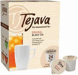 Tejava Original Unsweetened Black Tea Pods, Award-Winning Tea, 100% recyclable Single Serve Cups (24 Pack)