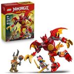 LEGO NINJAGO Kai’s Dragon Mech Battle Pack - Mech Toy - Playset with 3 Minifigures - 71851