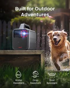 Anker NEBULA Mars 3 Outdoor Portable Projector – 1000 ANSI Lumens, Android TV, 5hr Battery