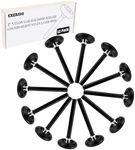 12 Pack Black 2" Nylon Garage Door 