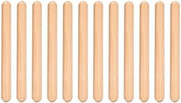 Dighchyu 6 Pairs Wood Claves Percussion Instrument Rhythm Sticks Percussion Rhythm Sticks Children