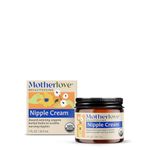 Motherlove Nipple Cream (29.5 mL) Organic Lanolin-Free Herbal Ointment For Breastfeeding—Soothe Nursing Nipples & Use as a Pump Lubricant—No Need to Remove Prior to Pumping or Nursing—Non-GMO, Cruelty-Free