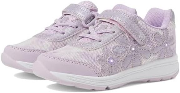 Stride Rite SR Lighted Glimmer Sneaker, Lavender, 11 US Unisex Little Kid