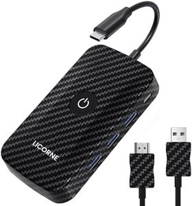 Wireless HDMI Transmitter and Receiver 4K, 5G Wireless Portable HDMI Extender Kit for Streaming Video and Audio to Monitor from PC, Laptop, TV Box, Projector, Camera